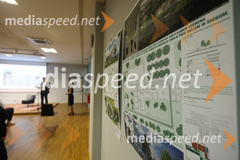 Izgradnja doma upokojencev Kranj, natečajne rešitve