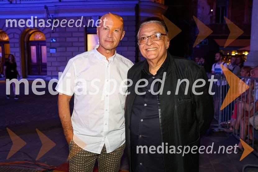  Miran Rudan, pevec;  Oto Pestner, pevecPoletna noč 2021, poklon Tadeju Hrušovarju