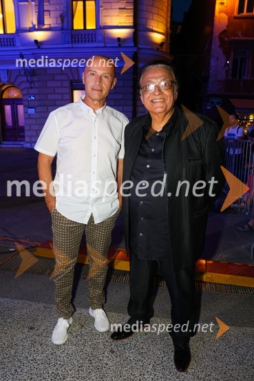  Miran Rudan, pevec;  Oto Pestner, pevecPoletna noč 2021, poklon Tadeju Hrušovarju