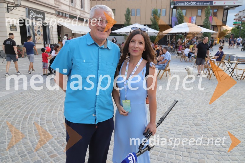  Boris Črnič - Boco, služba za odnose z javnostjo, Narodni dom Maribor;  Jana Ujčič, novinarka, Pop TVFestival Lent 2021, otvoritev