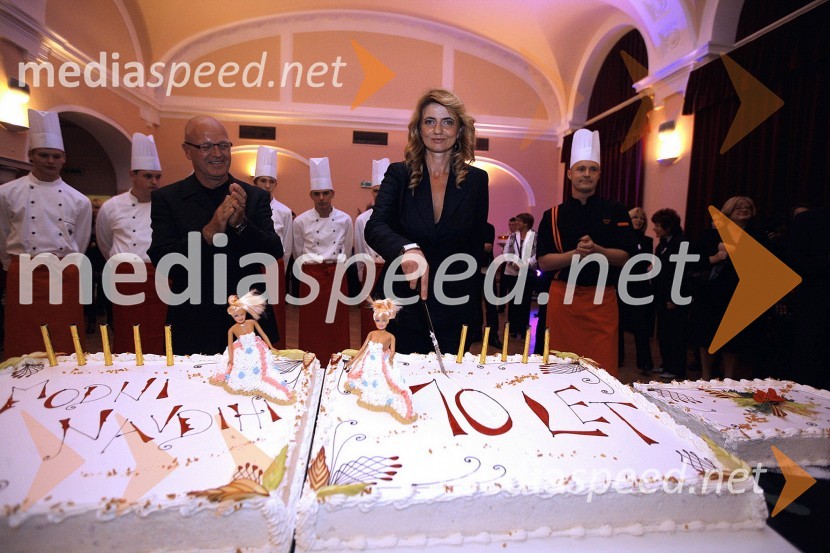 Vladimira Skale, organizatorka večera Modnih navdihovModni navdihi, gala modna revija ob 10. obletnici