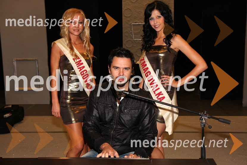 Lea Pučko, manekenka, Petar Grašo, hrvaški pevec in Mateja Bezjak, manekenkaMondeno v Mondu - modna revija