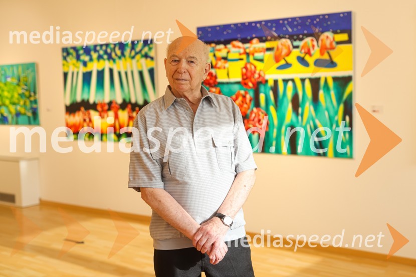  Franc Novinc, slikarFranc Novinc, razstava Harmonija barvne uglašenosti, Generali galerija