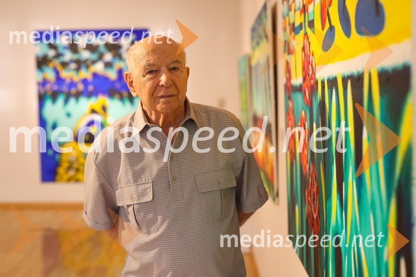  Franc Novinc, slikarFranc Novinc, razstava Harmonija barvne uglašenosti, Generali galerija