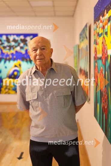  Franc Novinc, slikarFranc Novinc, razstava Harmonija barvne uglašenosti, Generali galerija