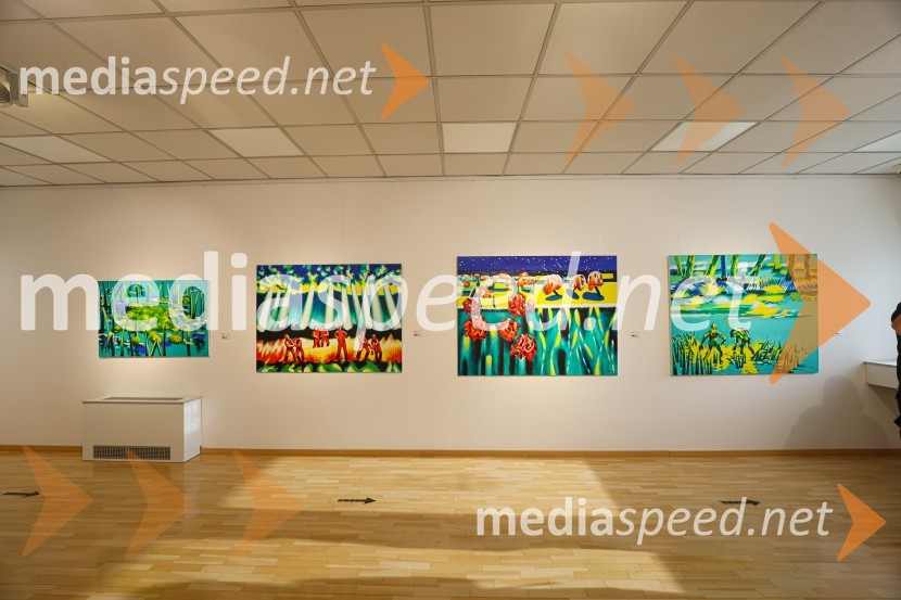 Franc Novinc, razstava Harmonija barvne uglašenosti, Generali galerija