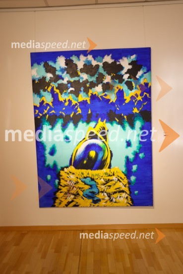 Franc Novinc, razstava Harmonija barvne uglašenosti, Generali galerija