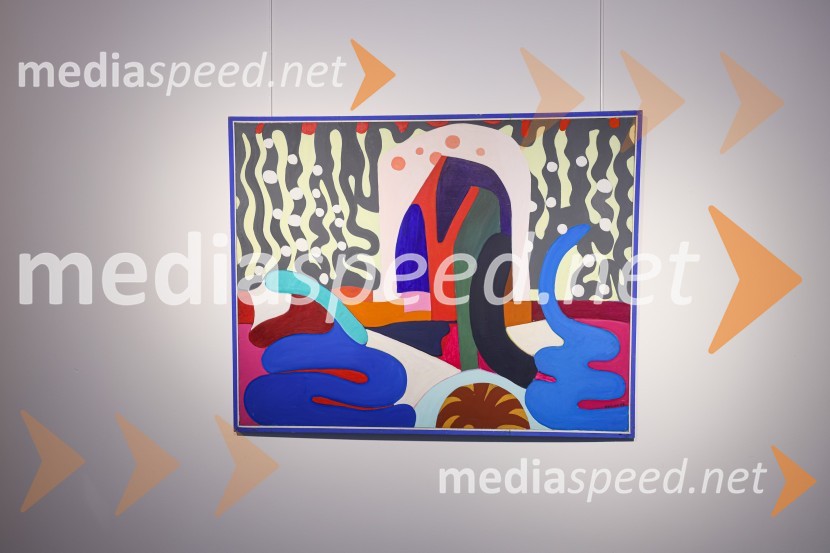 Franc Novinc, razstava Harmonija barvne uglašenosti, Generali galerija