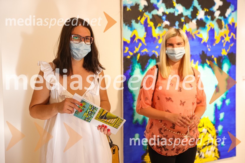  ... ;  Barbara NovincFranc Novinc, razstava Harmonija barvne uglašenosti, Generali galerija