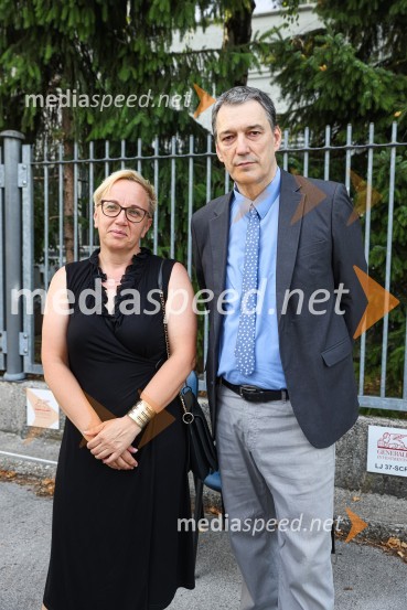  Monika Povšič, vodja oddelka za tržno komuniciranje in upravljanje s sponzorstvi, marketing Generali;  Matija Šenk, član uprave Adriatic SlovenicaFranc Novinc, razstava Harmonija barvne uglašenosti, Generali galerija