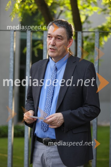  Matija Šenk, član uprave GeneraliFranc Novinc, razstava Harmonija barvne uglašenosti, Generali galerija