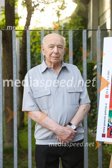  Franc Novinc, umetnikFranc Novinc, razstava Harmonija barvne uglašenosti, Generali galerija