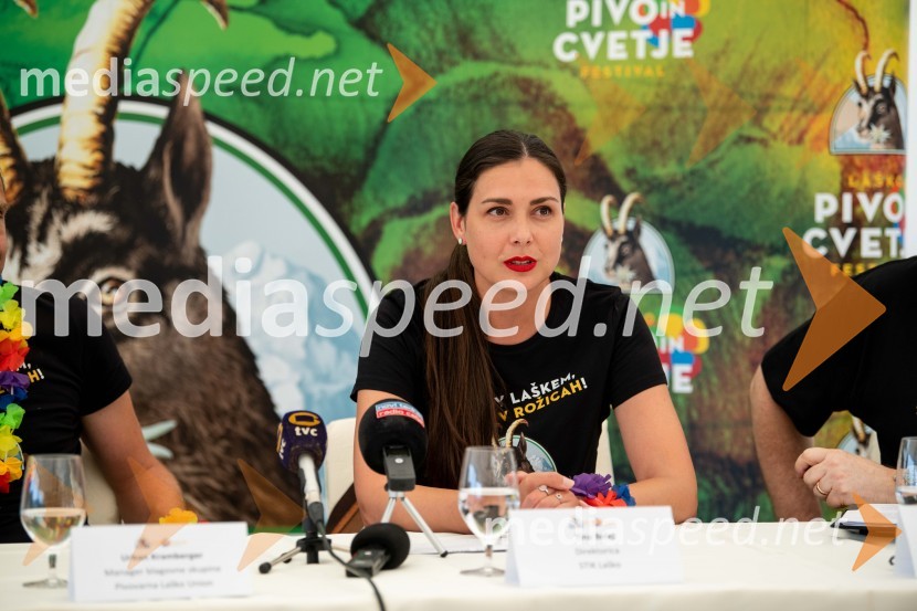  Tina Belej, STIK Laško, direktoricaPivo in cvetje 2021, novinarska konferenca pred festivalom