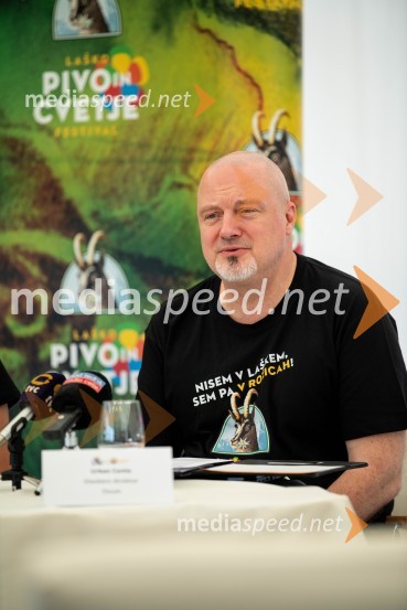  Urban Centa, programski direktor festivala Pivo in cvetje LaškoPivo in cvetje 2021, novinarska konferenca pred festivalom