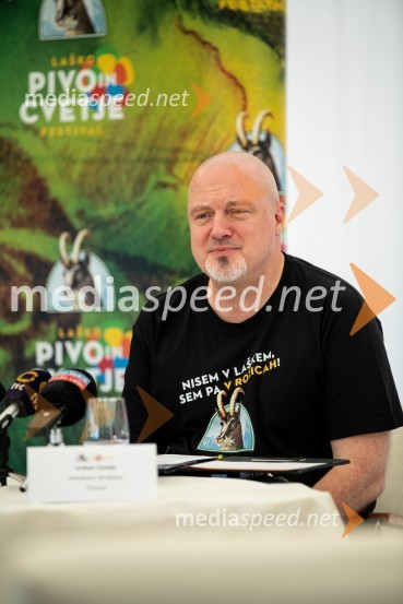  Urban Centa, programski direktor festivala Pivo in cvetje LaškoPivo in cvetje 2021, novinarska konferenca pred festivalom