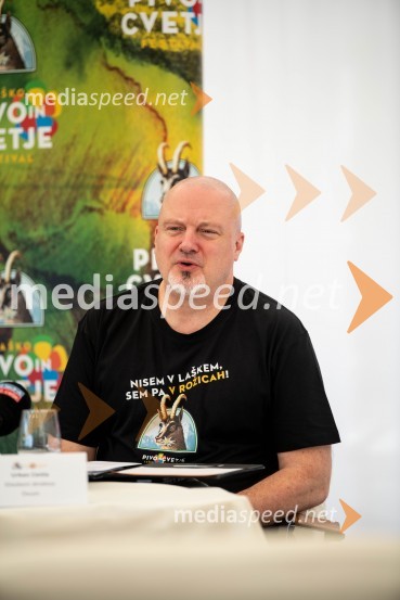  Urban Centa, programski direktor festivala Pivo in cvetje LaškoPivo in cvetje 2021, novinarska konferenca pred festivalom