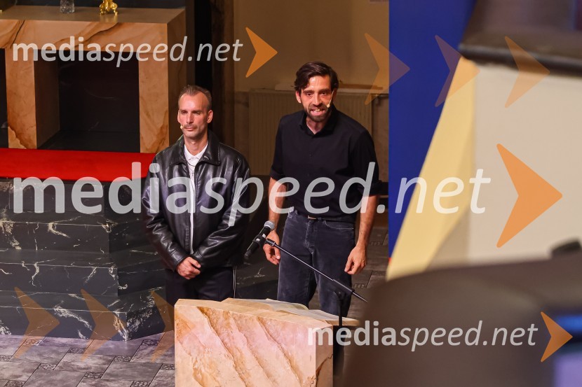  Boris  Šeparović, igralec;  Vito Weis, igralecHlapci, premiera Slovenskega mladinskega gledališča