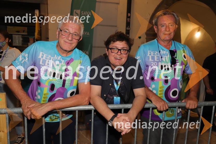  Boris Črnčič Boco, Narodni dom Maribor;  Jaša Lavrenčič, novinar;  Vladimir  Rukavina Gogo, direktor Narodnega doma Maribor ter direktor Festivala Lent Festival Lent 2021, zaključek