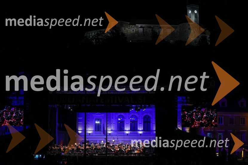 Simfonični orkester Furlanije - Julijske krajineDantejevih 700 in filmska glasba Nicole Piovanija, Festival Ljubljana