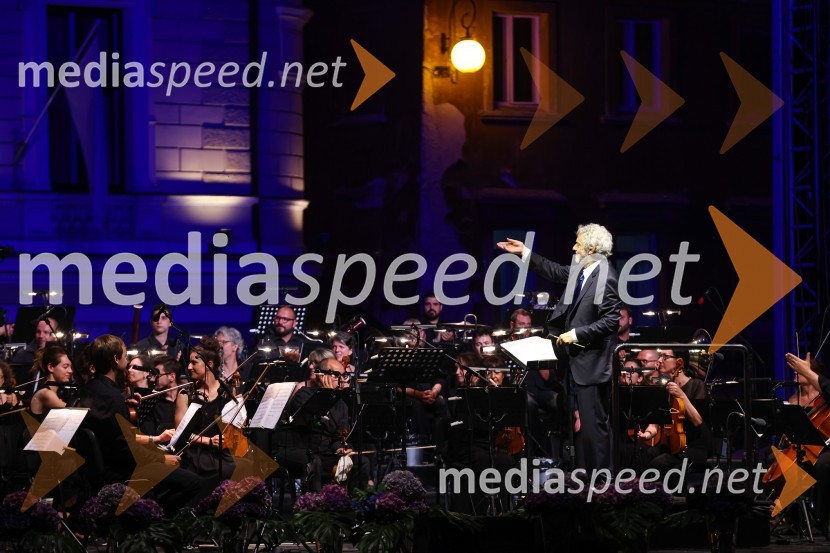 Simfonični orkester Furlanije - Julijske krajineDantejevih 700 in filmska glasba Nicole Piovanija, Festival Ljubljana