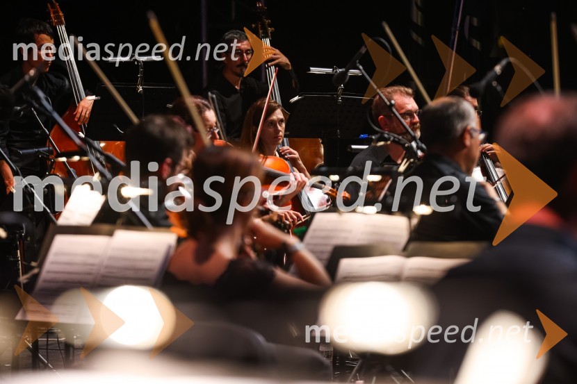 Simfonični orkester Furlanije - Julijske krajineDantejevih 700 in filmska glasba Nicole Piovanija, Festival Ljubljana