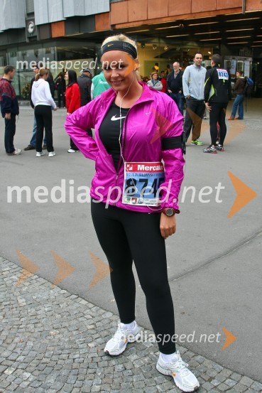 Špela Grošelj, pevkaLjubljanski maraton