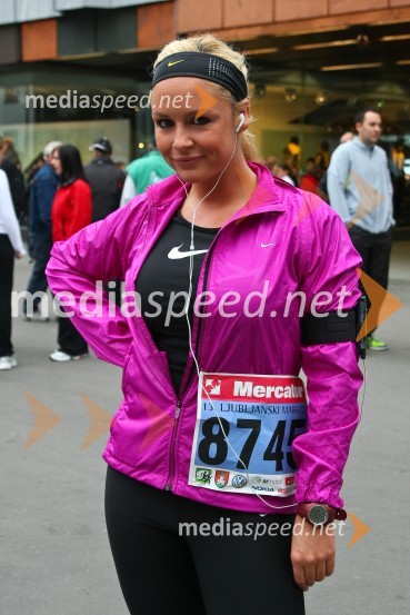 Špela Grošelj, pevkaLjubljanski maraton