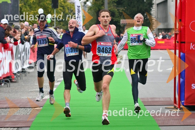 Cilj rekreativnega teka na 10,5 kmLjubljanski maraton