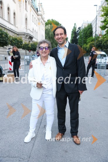  Dragica Petrovič, režiserka in producentka;  Simon Krečič, umetniški direktor Opere SNG MariborPlácido Domingo, Festival Ljubjana