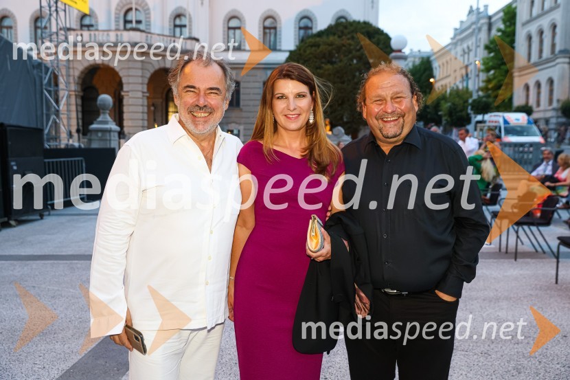  ... ;  Janja Lamberger;  Darko  Brlek, direktor in umetniški vodja, Festival LjubljanaPlácido Domingo, Festival Ljubjana