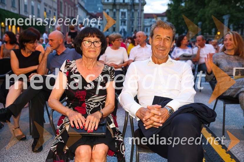  Nada Petrič;  Stojan Petrič, predsednik uprave družbe FMRPlácido Domingo, Festival Ljubjana