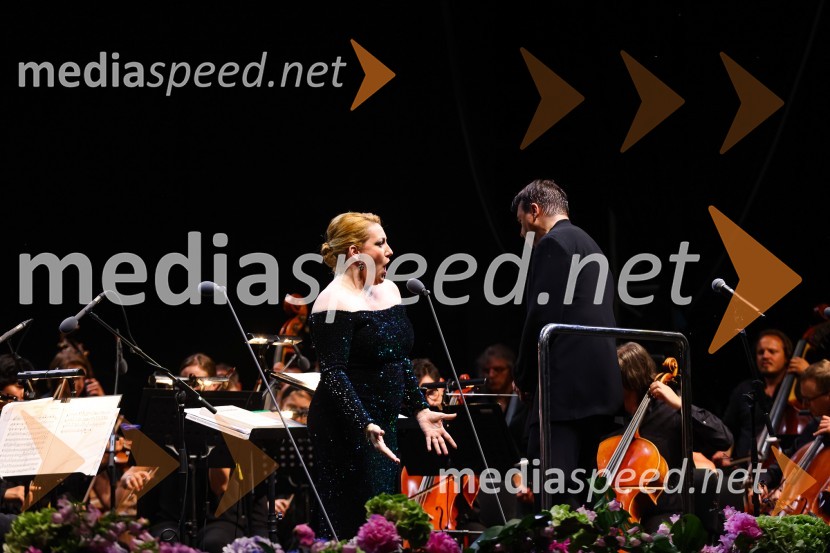  Saioa Hernandez, operna pevka;  Jordi Bernácer, dirigentPlácido Domingo, Festival Ljubjana