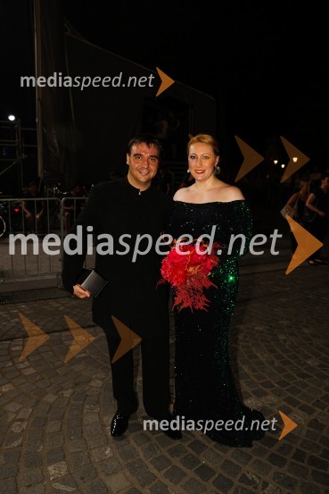  Jordi Bernácer, dirigent;  Saioa Hernandez, operna pevkaPlácido Domingo, Festival Ljubjana