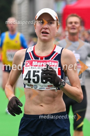 Daneja Grandovec, zmagovalka polmaratona (tek na 21 km)Ljubljanski maraton