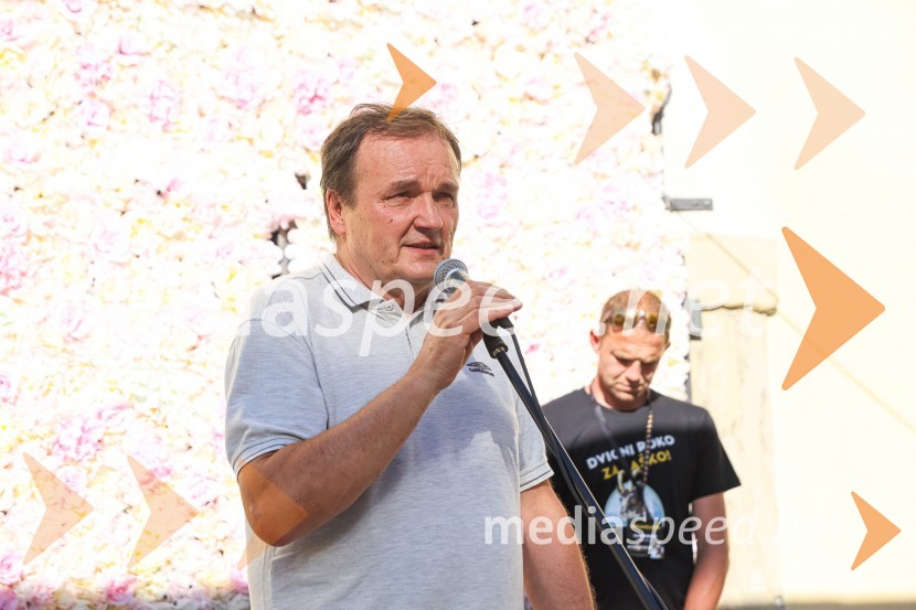  Franc Zdolšek, župan, občina LaškoPivo in cvetje 2021, petek