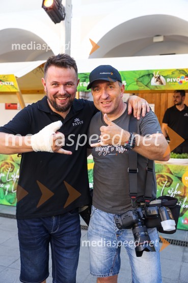  Marko Pavčnik, Pavus;  Borut  Cvetko, kreativni direktor, MediaspeedPivo in cvetje 2021, petek