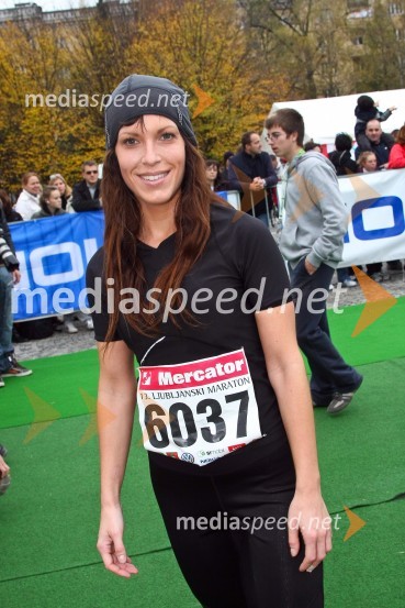 Eva Irgl, poslanka (SDS) in tekmovalka polmaratona (21 km)Ljubljanski maraton
