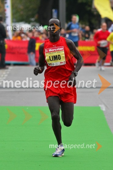 Ibrahim Limo (Kenija), drugouvrščeni na Ljubljanskem maratonuLjubljanski maraton