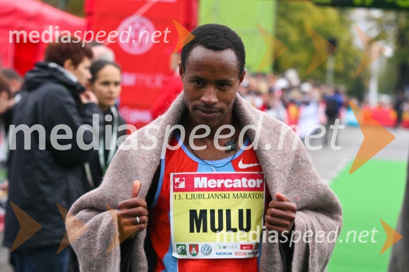 Amare Mulu (Etiopija), zmagovalec Ljubljanskega maratonaLjubljanski maraton