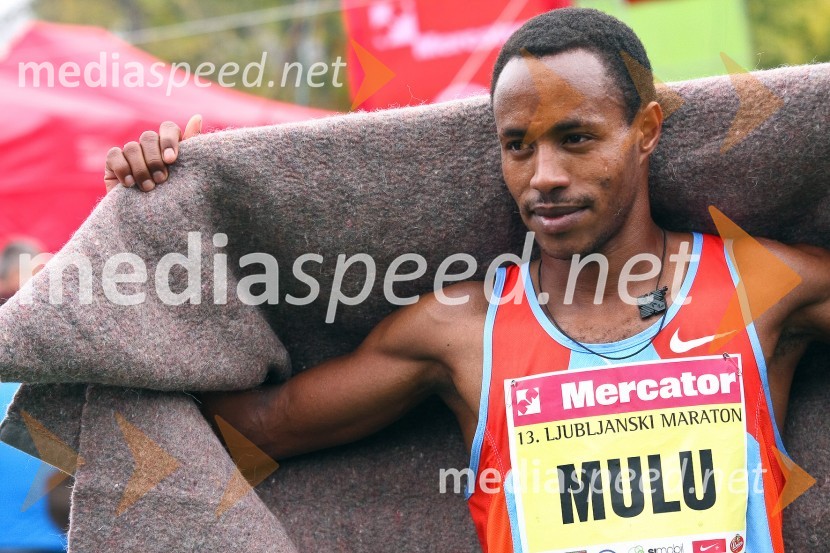 Amare Mulu (Etiopija), zmagovalec Ljubljanskega maratonaLjubljanski maraton