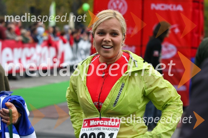 Špela Močnik, moderatorka Radia Hit in TV voditeljica, tekmovalka polmaratona (21 km)Ljubljanski maraton