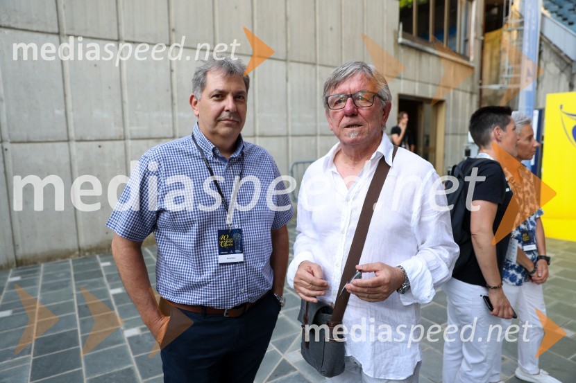  Borut Bažec, v.d. direktorja, Avditorij Portorož;  Slavko Ivančić, pevec40. Melodije morja in sonca 2021