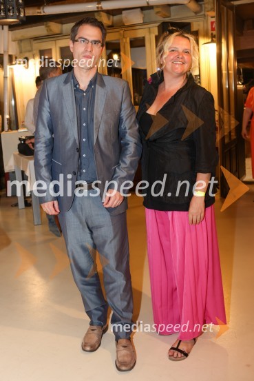  Andrej Grah Whatmough, generalni direktor RTV Slovenija;  Katja Pegan,  direktorica in režiserka, Gledališče Koper Teatro Capodistria40. Melodije morja in sonca 2021