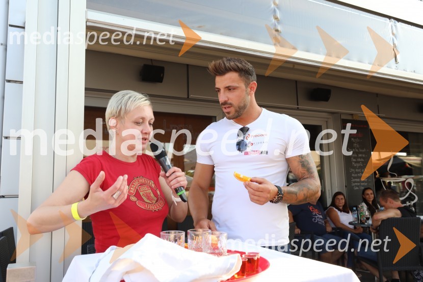  Sandra Kontrec, športna novinarka, radio Maribor;  Gregor Čeglaj, Finalist Mister Slovenije 2017, Sanjski moški 2021Sanjski moški žural v Mariboru