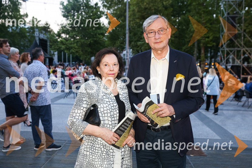  Barbara Miklič Türk;  Danilo Türk, nekdanji predsednik Republike SlovenijePeer Gynt, balet v izvedbi Opere SNG Maribor, v okviru 69. Ljubljana Festivala