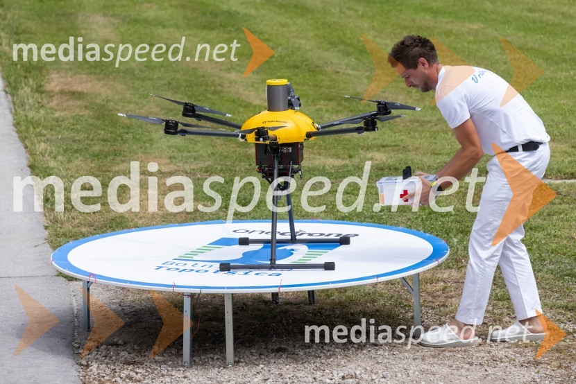  Jure Belak, dipl. inž. biomedicine, Bolnišnica TopolšicaPošta Slovenije z dronom prepeljala vzorec krvi