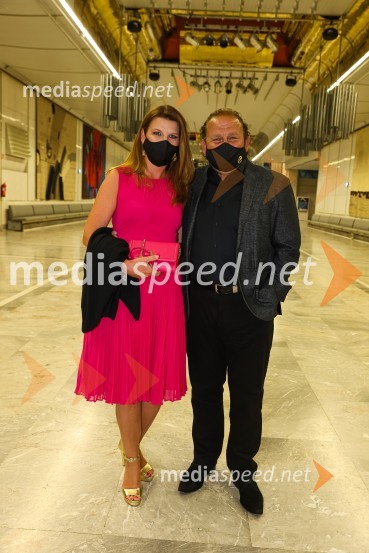  Janja Lamberger;  Darko  Brlek, direktor in umetniški vodja, Festival LjubljanaMadama Butterfly, opera v sklopu 69. Ljubljana Festivala