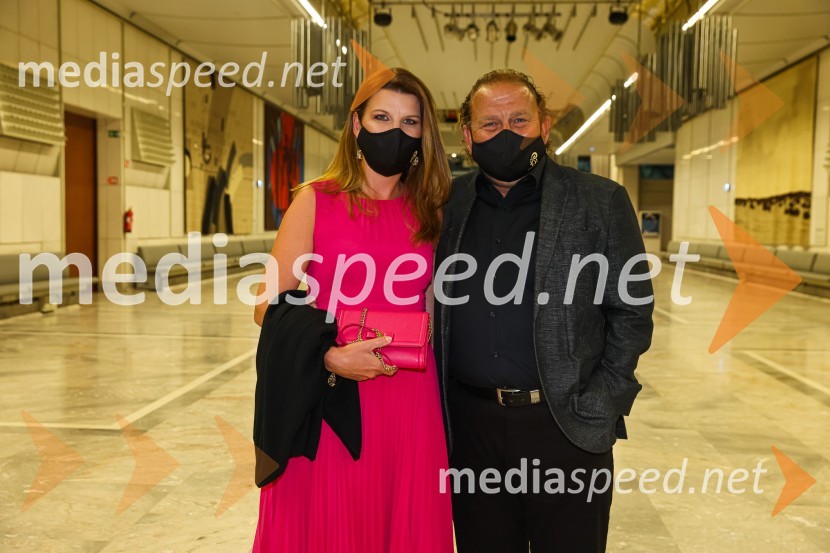  Janja Lamberger;  Darko  Brlek, direktor in umetniški vodja, Festival LjubljanaMadama Butterfly, opera v sklopu 69. Ljubljana Festivala