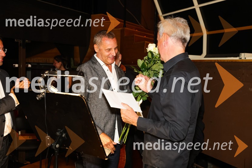  Danilo Rošker, direktor SNG Maribor;  Darko Kovačič, vodja kontrabasov v SNG MariborMadama Butterfly, opera v sklopu 69. Ljubljana Festivala