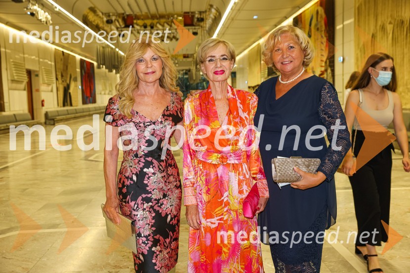  Darja Kuhar Kotnik, soustanoviteljica in podpredsednica Društva za zdravje naroda;  Metka  Premerl, slavistka; dr. Nelida Nemec, umetnostna kritičarka Martha Argerich, koncert v okviru 69. Ljubljana Festivala